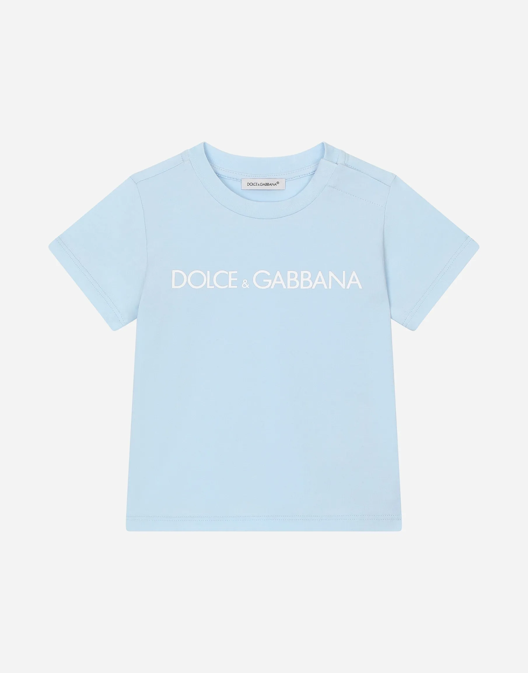 Jersey T-shirt with logo print