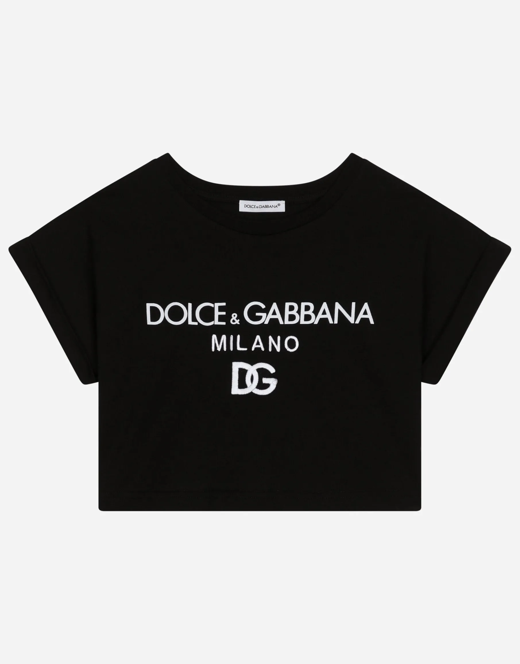 Jersey T-shirt with logo print