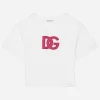 Jersey T-shirt with logo patch