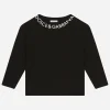 Jersey T-shirt with logo print