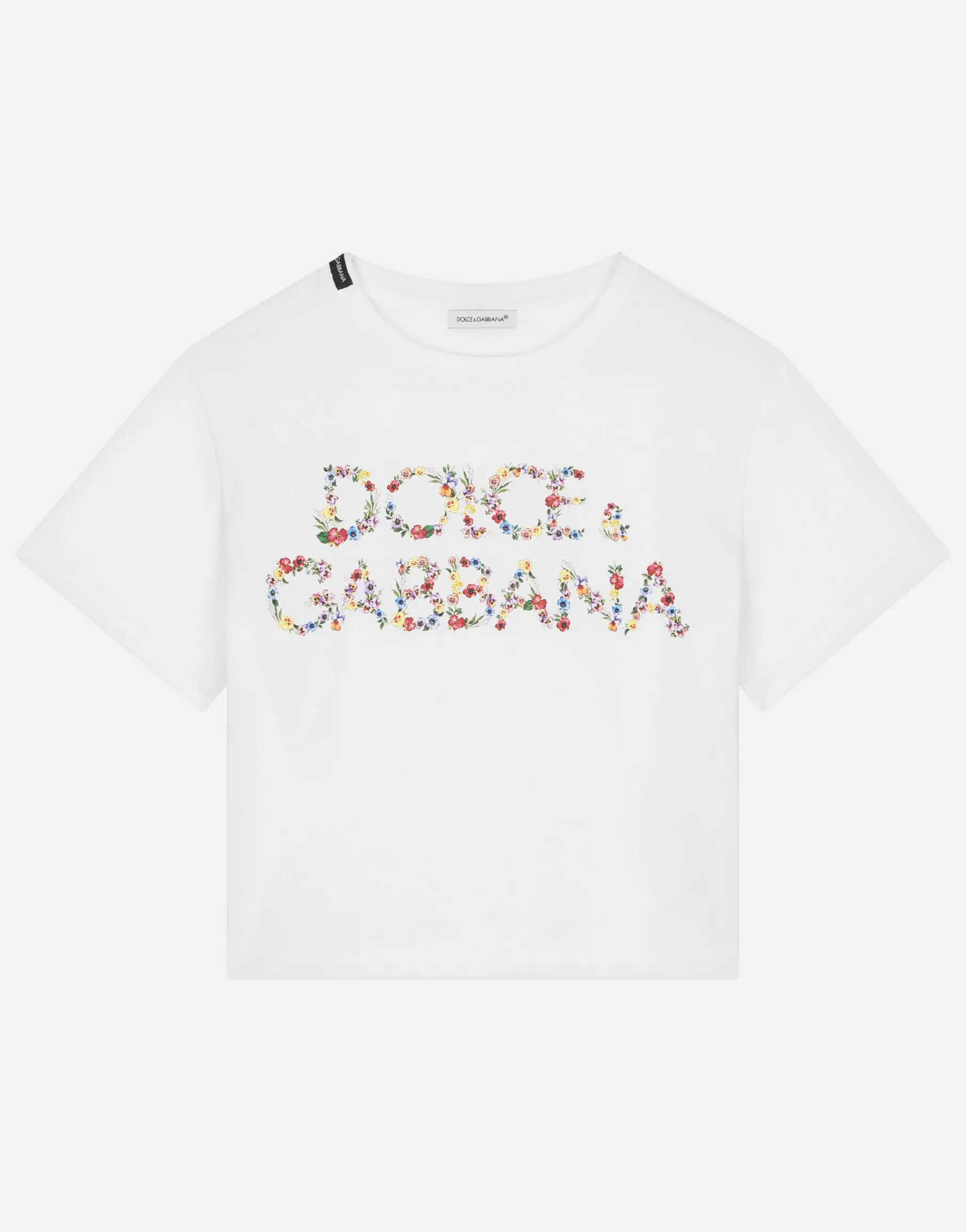 Jersey T-shirt with logo print