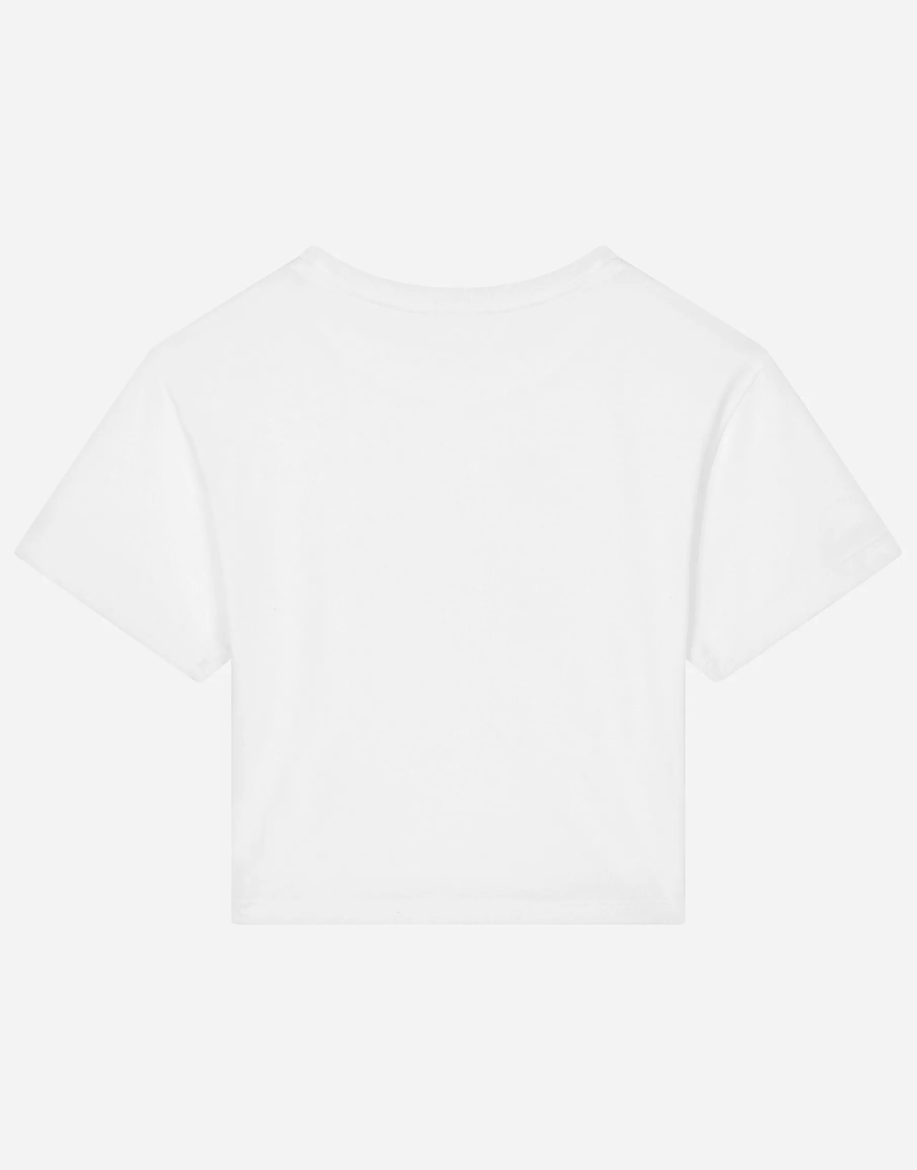Jersey T-shirt with logo patch