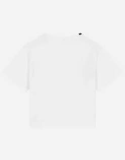 Jersey T-shirt with logo print