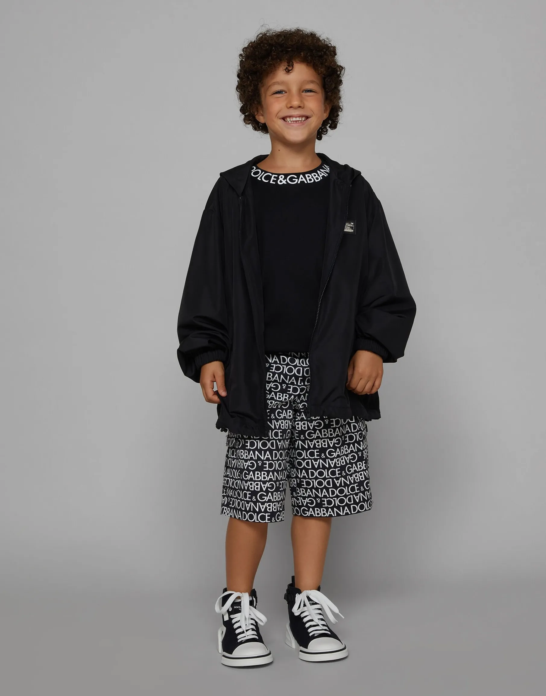 Jersey T-shirt with logo print