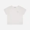Jersey t-shirt with logo tag