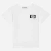 Jersey T-shirt with logo tag