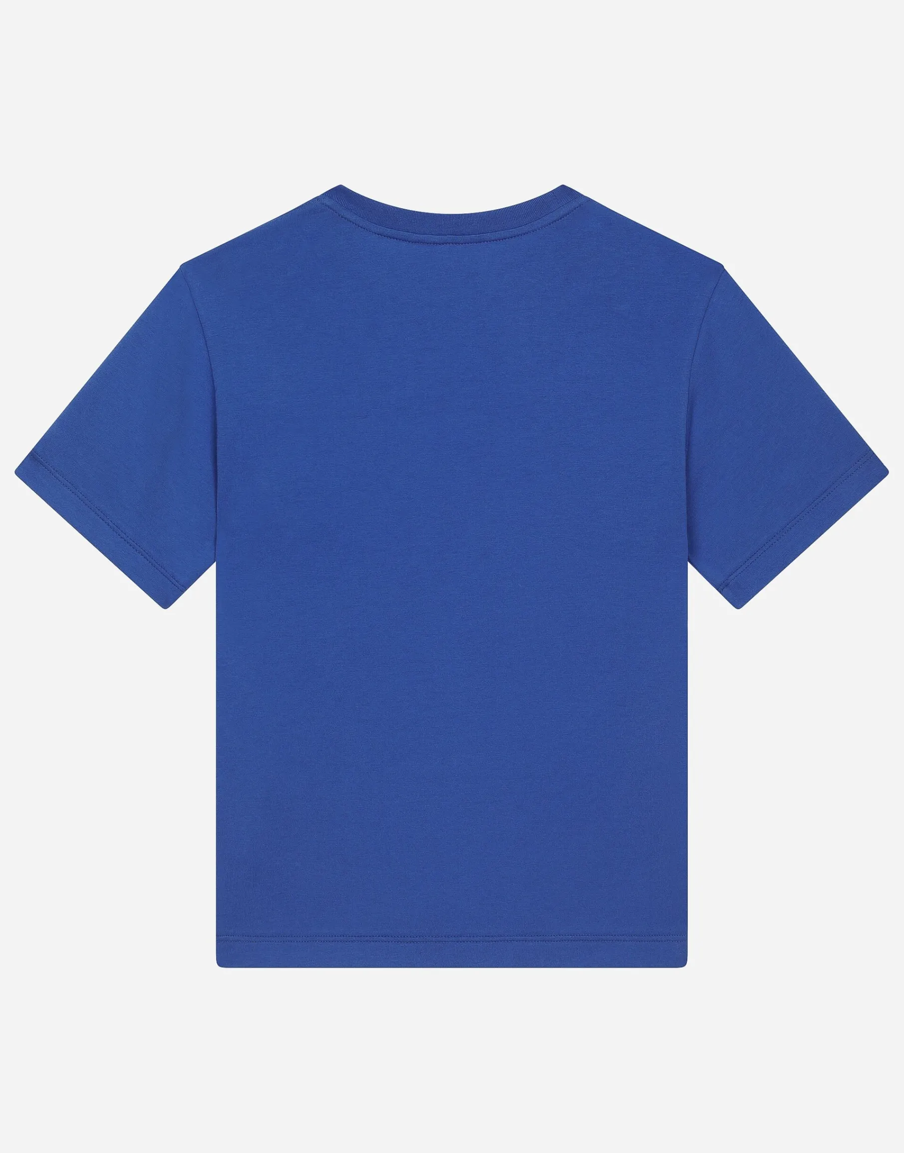 Jersey T-shirt with logo tag