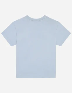 Jersey T-shirt with logo tag