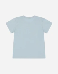 Jersey T-shirt with logo tag