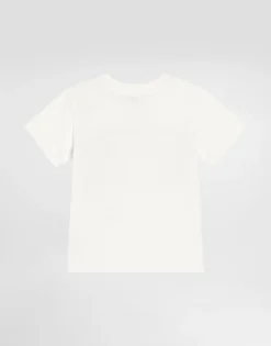 Jersey T-shirt with logo tag