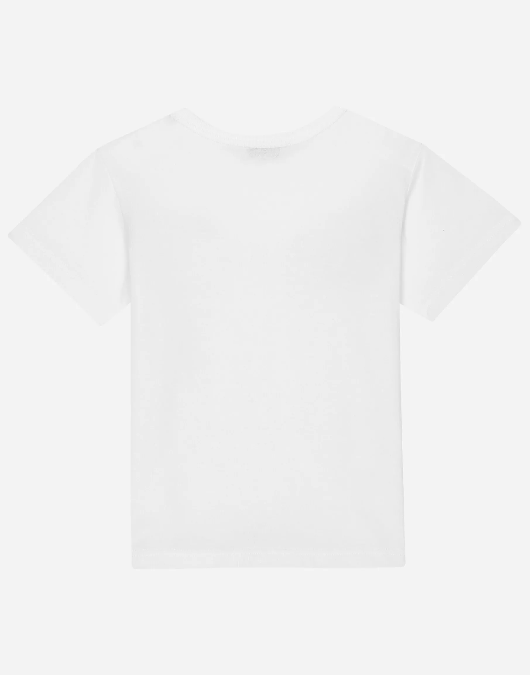Jersey T-shirt with logo tag