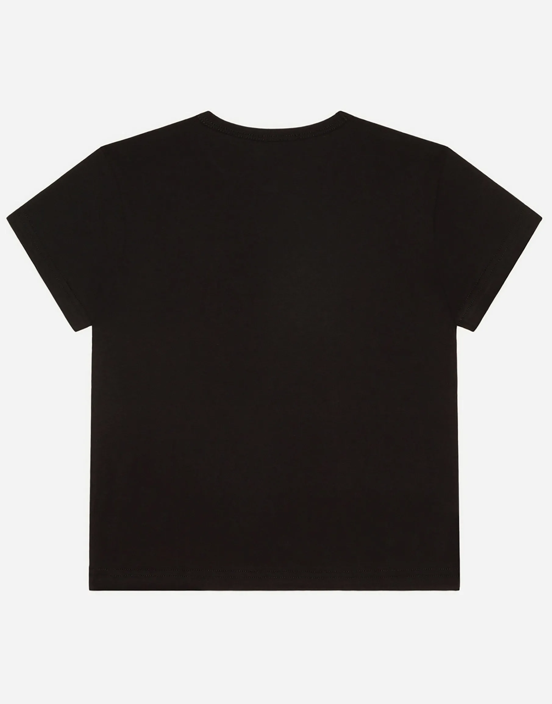 Jersey t-shirt with logo tag