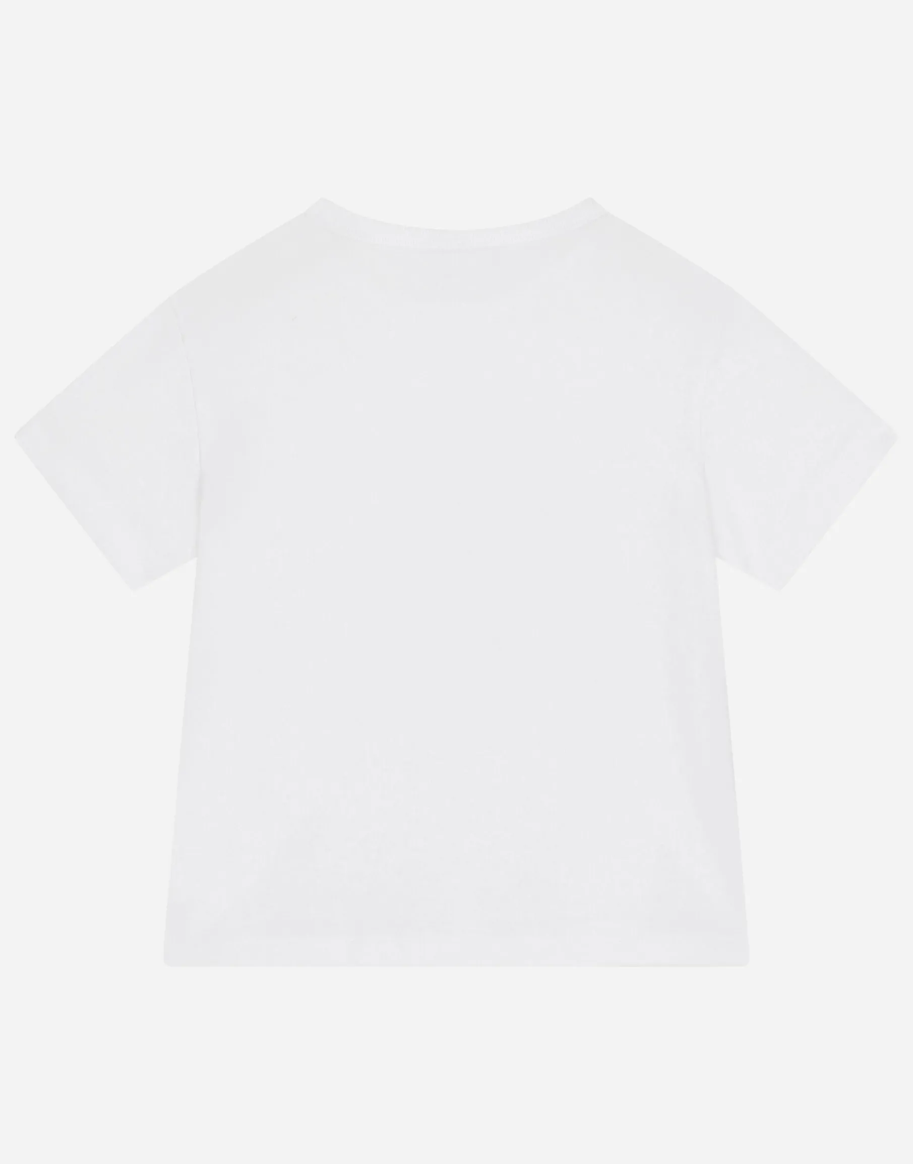 Jersey T-shirt with logo tag