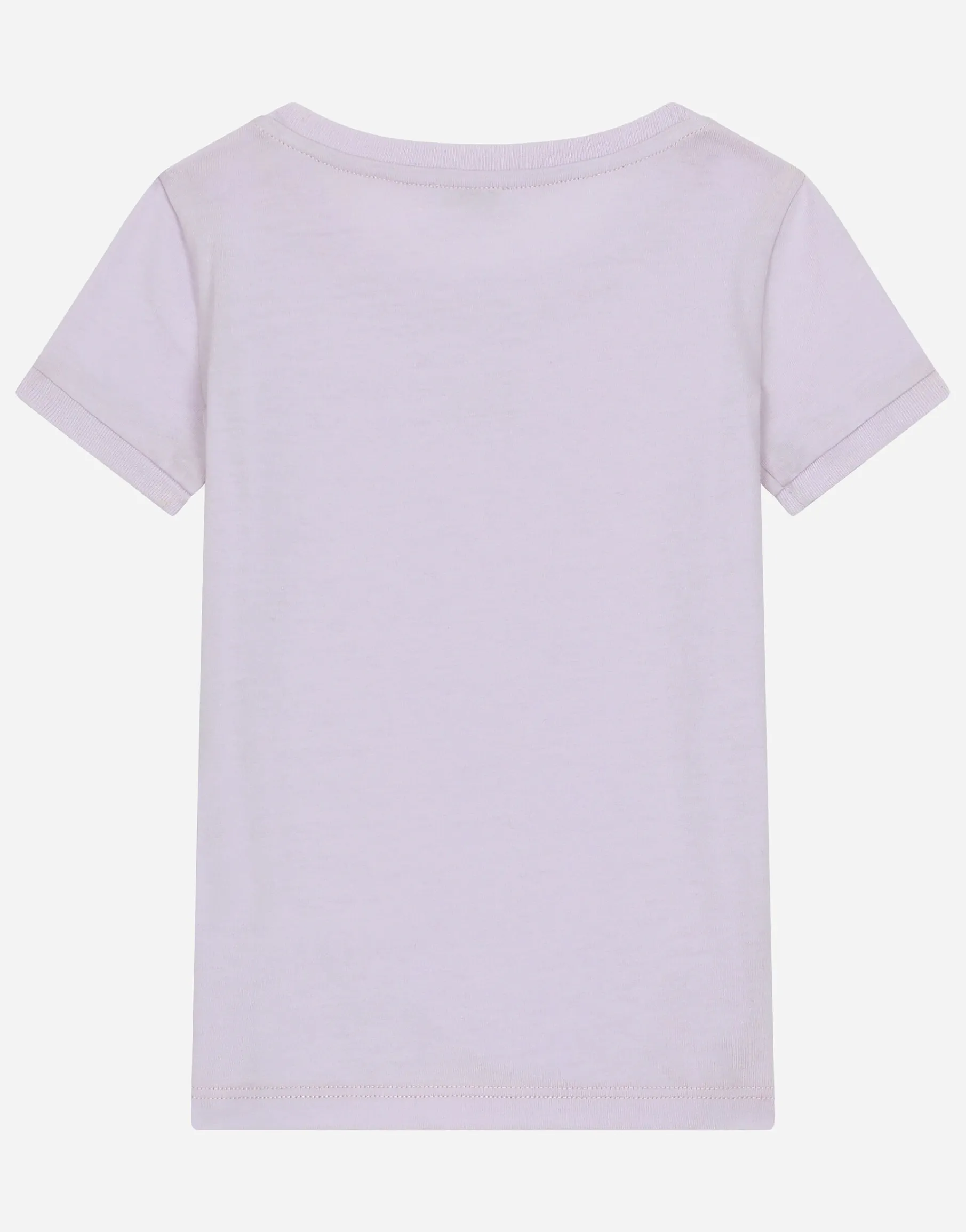 Jersey T-shirt with logo tag