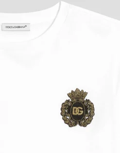 Jersey T-shirt with patch