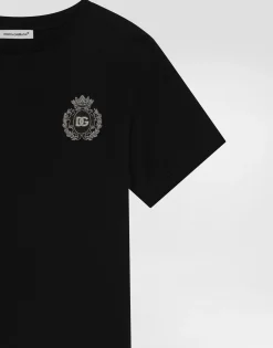 Jersey T-shirt with patch