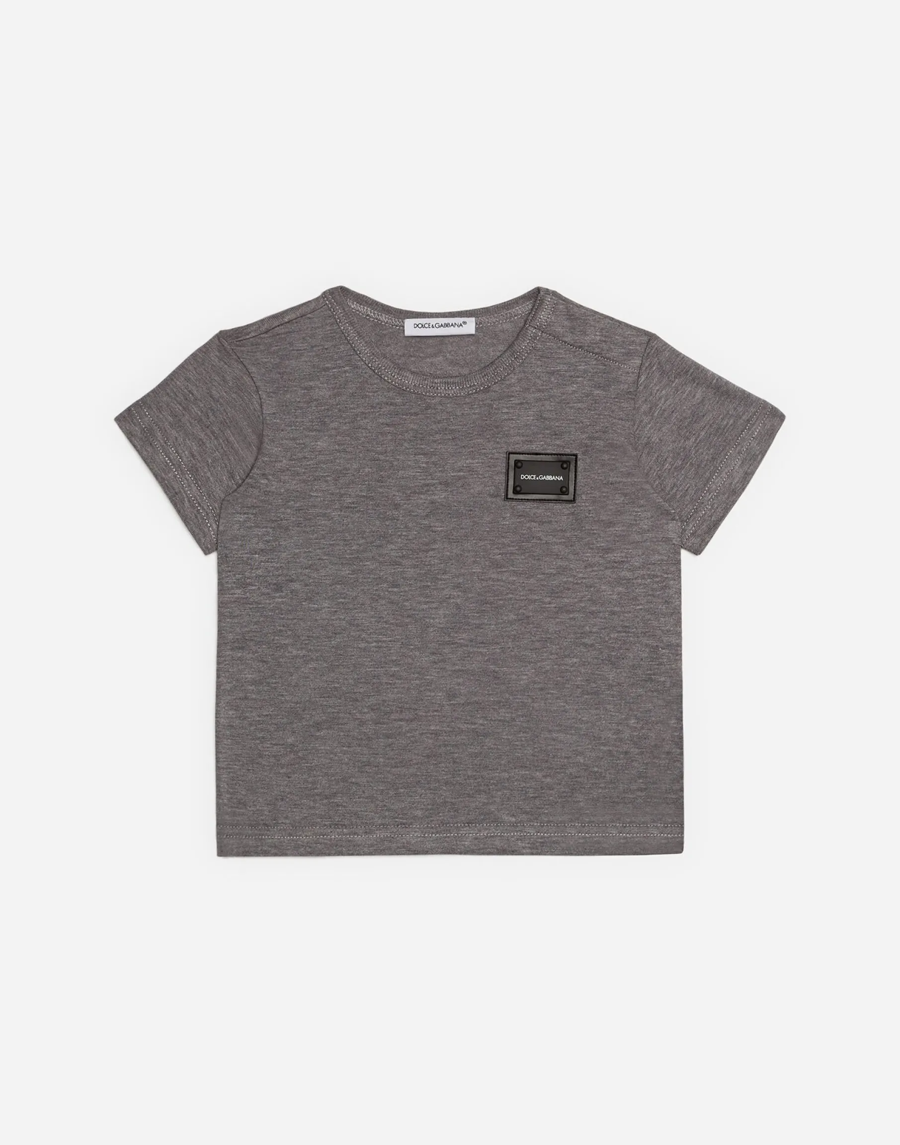 Jersey t-shirt with plate