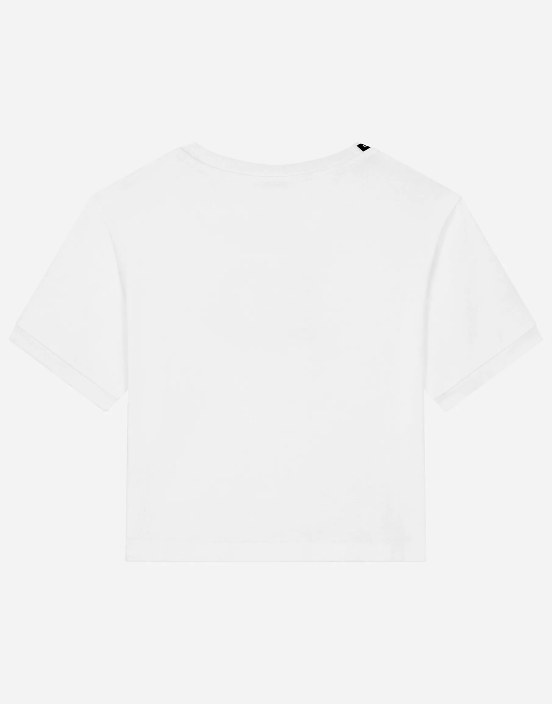Jersey T-shirt with rhinestone logo