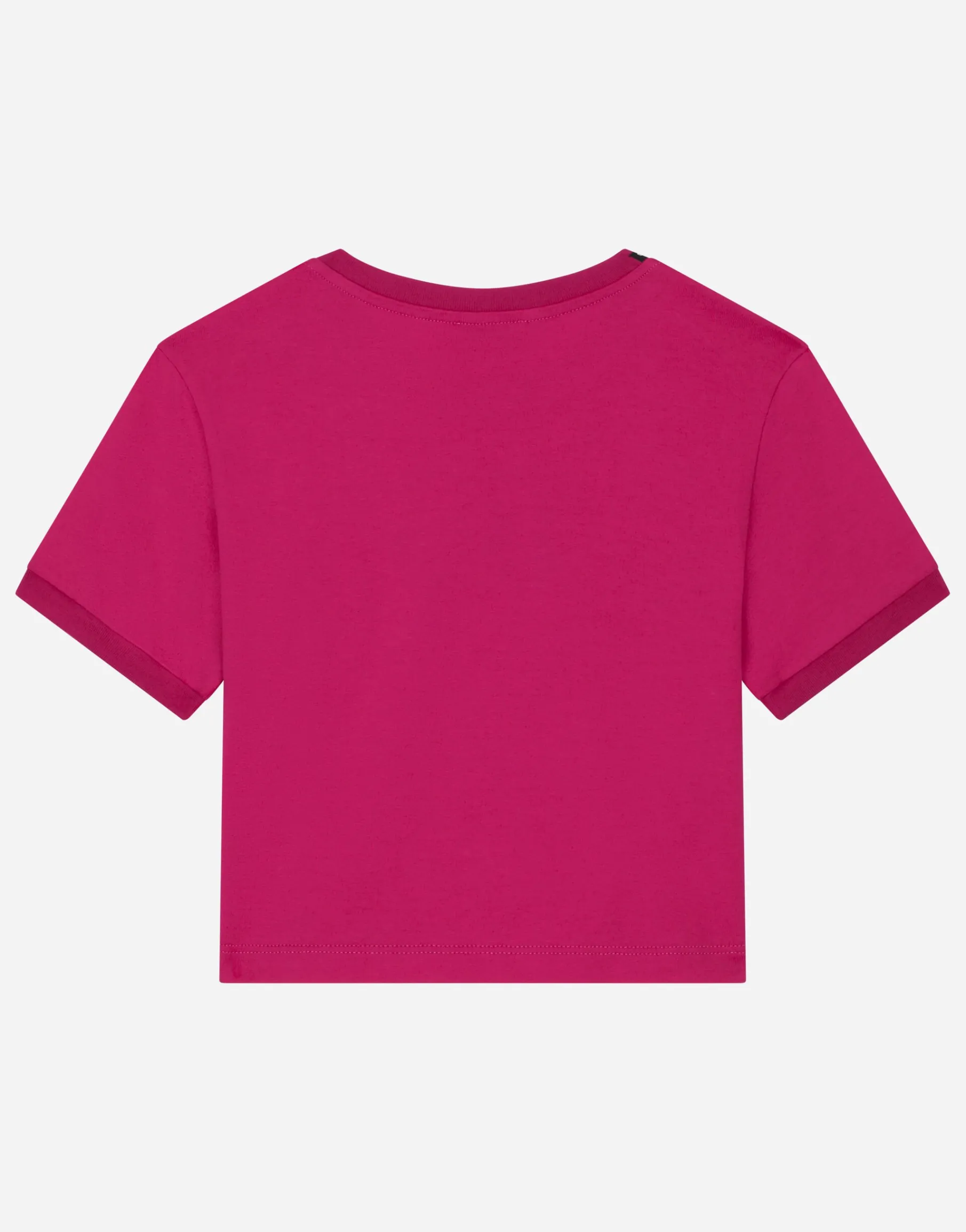 Jersey T-shirt with rhinestone logo