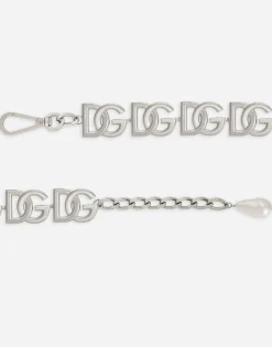 KIM DOLCE&GABBANA Chain belt with DG multi-logo