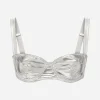 KIM DOLCE&GABBANA Coated stretch jersey balconette bra