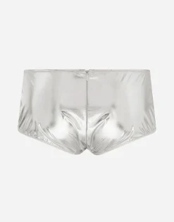 KIM DOLCE&GABBANA Coated stretch jersey high-waisted panties