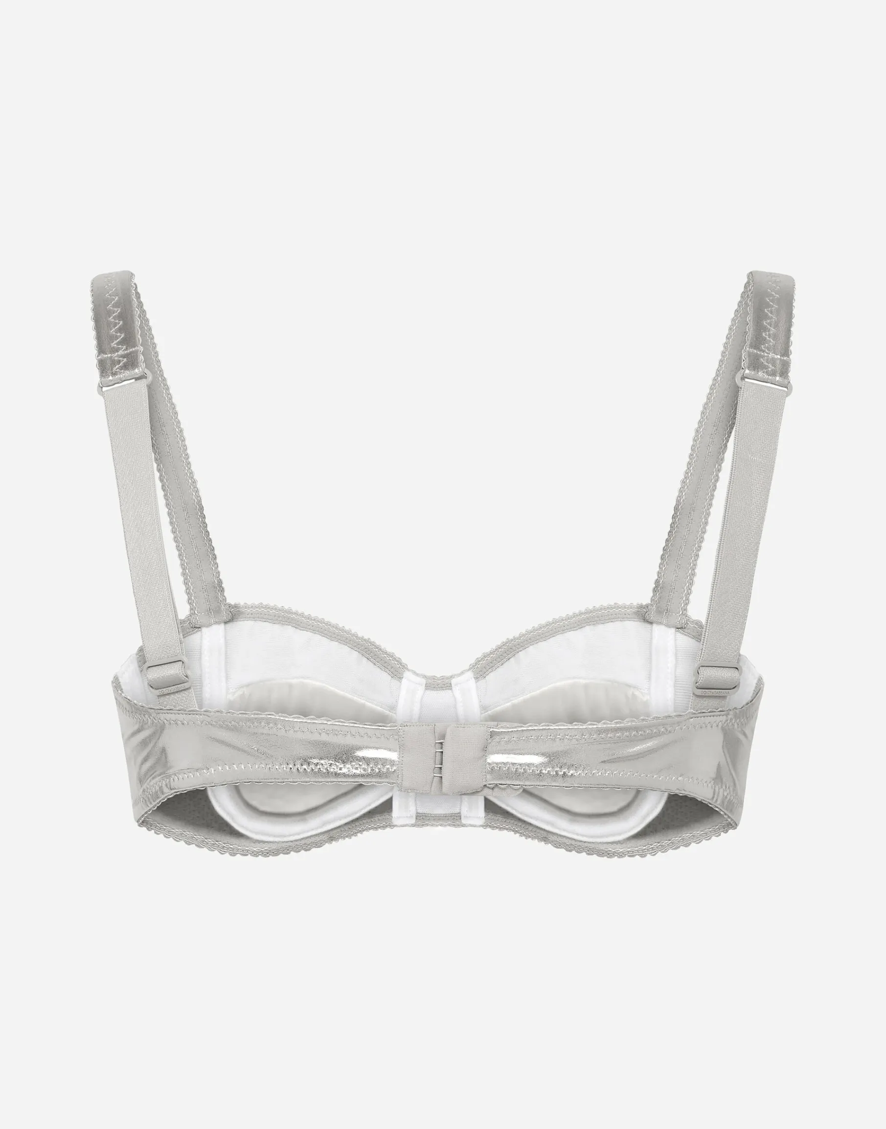 KIM DOLCE&GABBANA Coated stretch jersey balconette bra