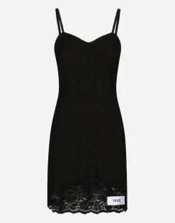 KIM DOLCE&GABBANA Cordonetto lace minidress