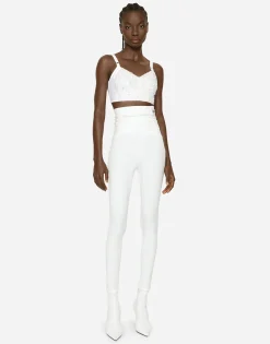 KIM DOLCE&GABBANA Corset top with beading