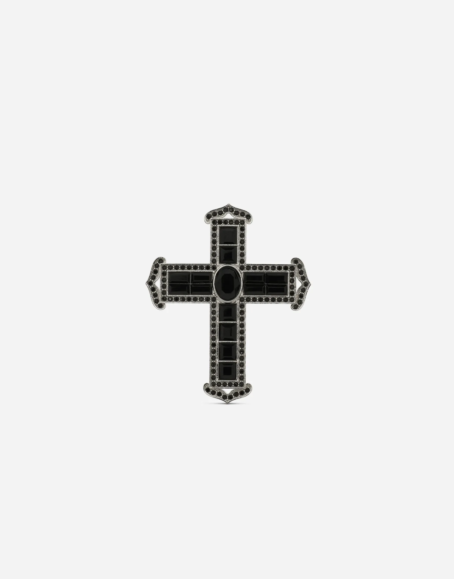 KIM DOLCE&GABBANA Cross ring with rhinestones
