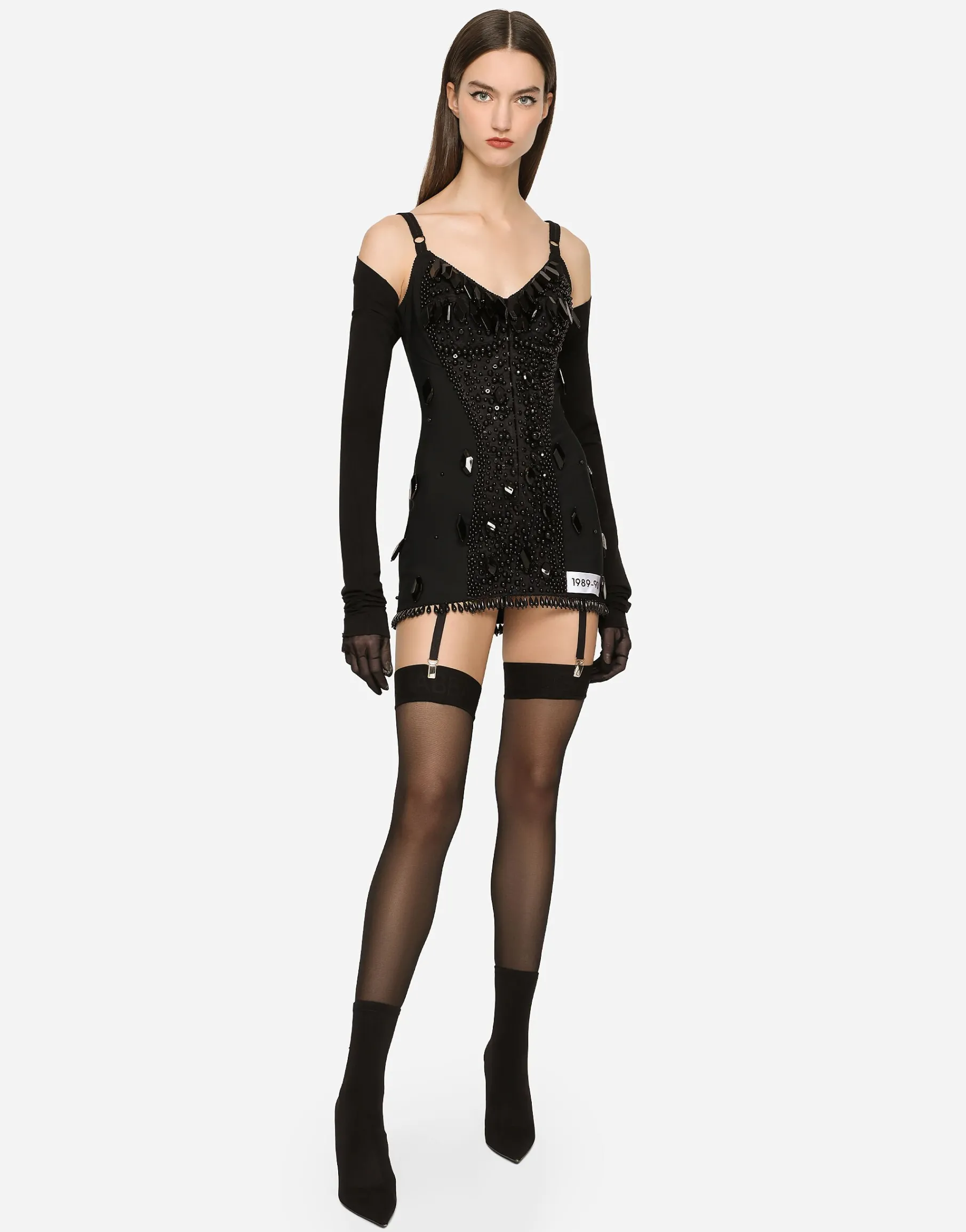 KIM DOLCE&GABBANA Embroidered minidress