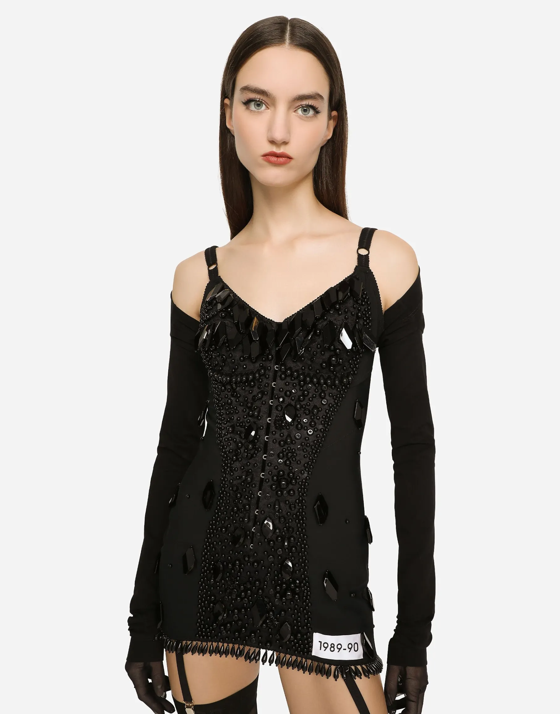 KIM DOLCE&GABBANA Embroidered minidress