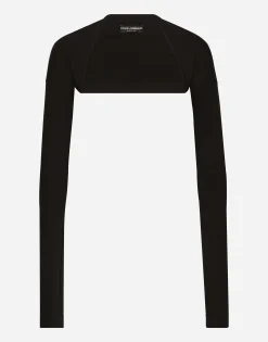 KIM DOLCE&GABBANA Jersey Milano rib shrug