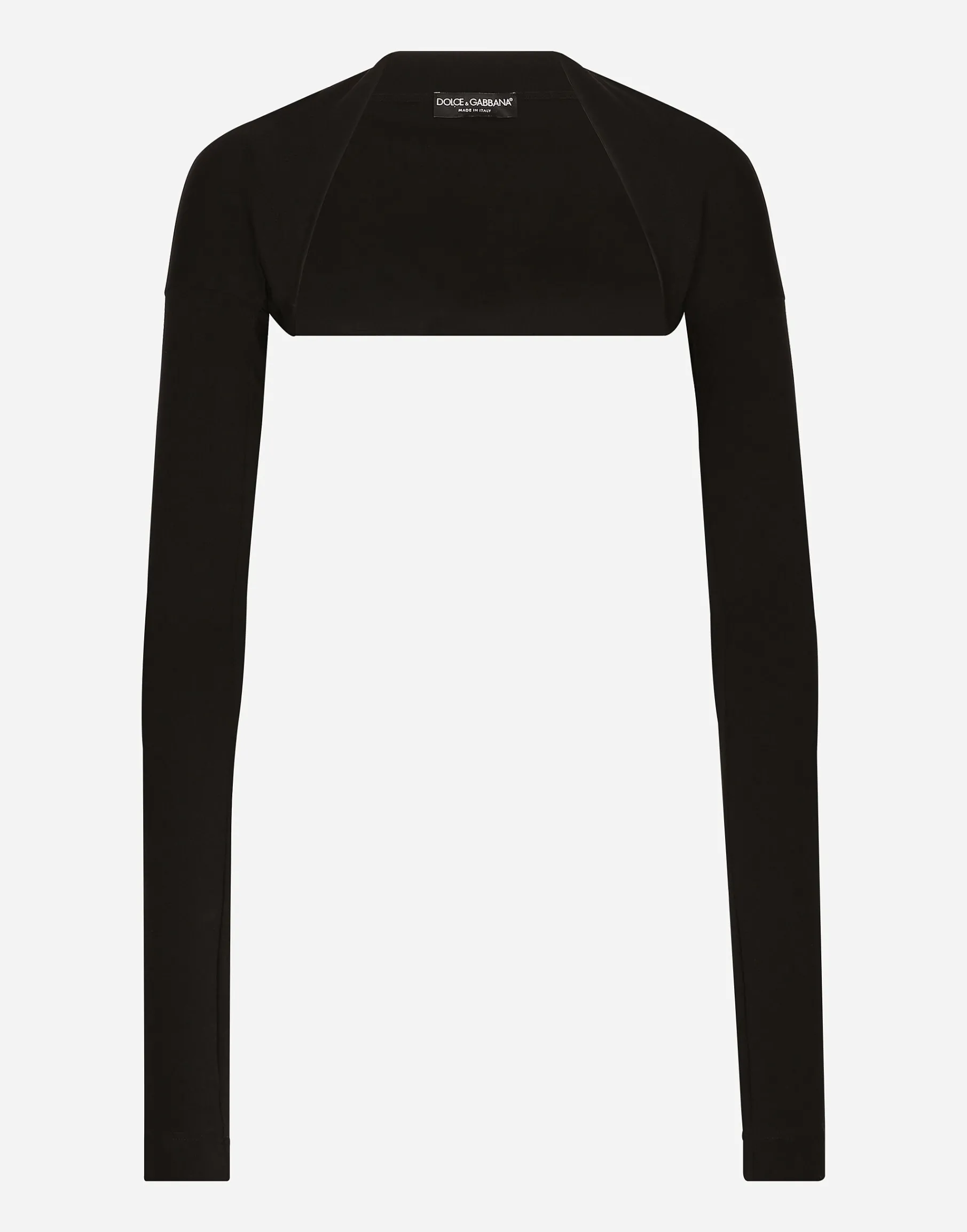 KIM DOLCE&GABBANA Jersey Milano rib shrug