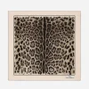 KIM DOLCE&GABBANA Leopard-print twill scarf (70 x 70)