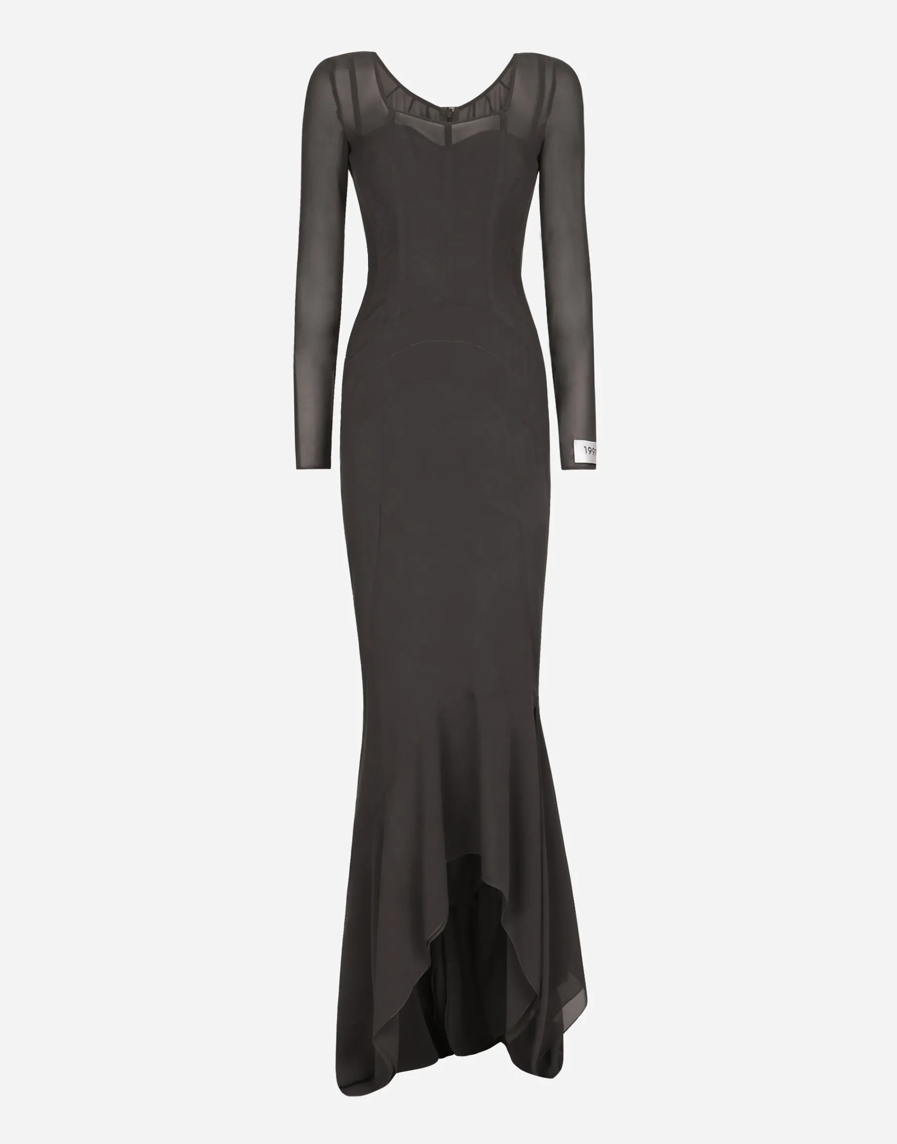 KIM DOLCE&GABBANA Long georgette dress