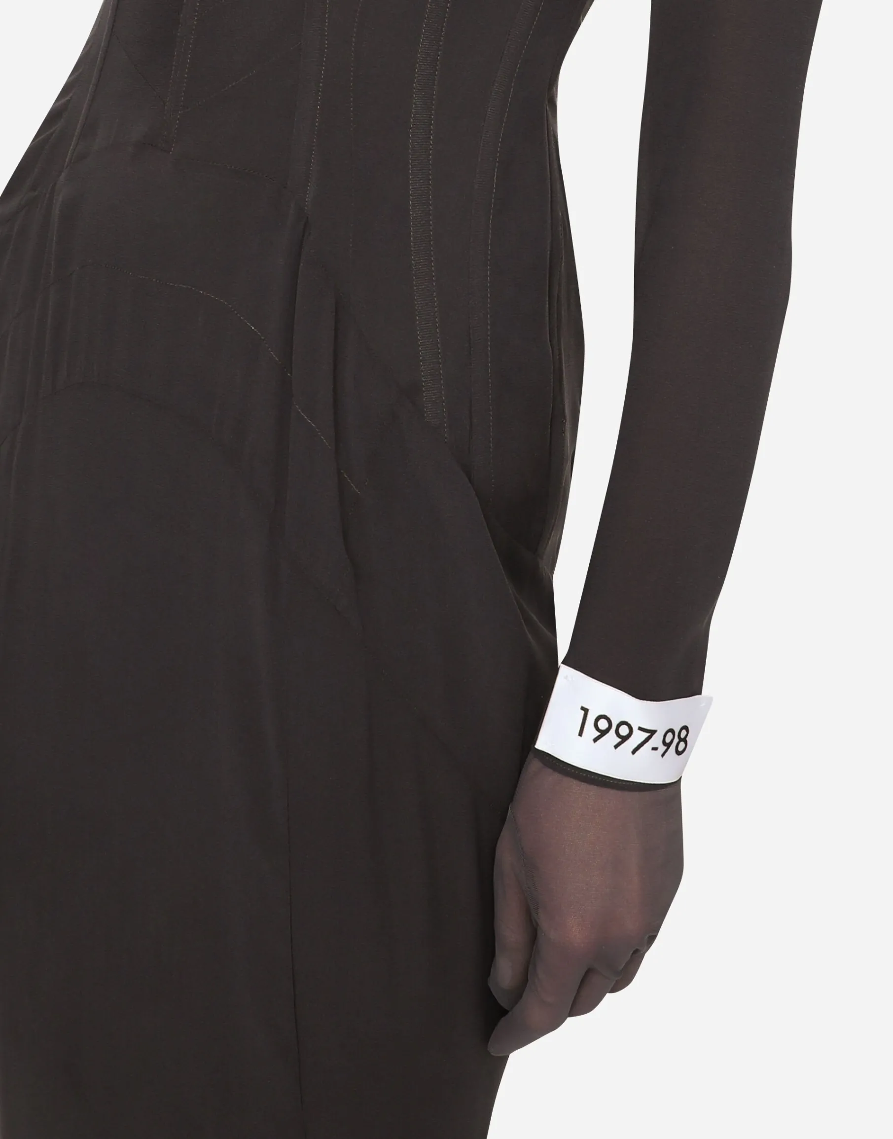 KIM DOLCE&GABBANA Long georgette dress