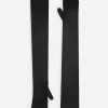 KIM DOLCE&GABBANA Long stretch satin gloves