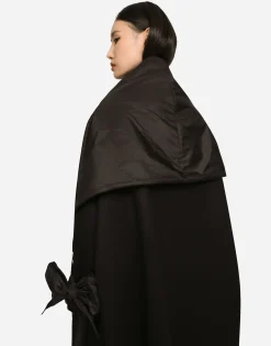 KIM DOLCE&GABBANA Long wool and cashmere coat