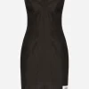 KIM DOLCE&GABBANA Moiré faille minidress