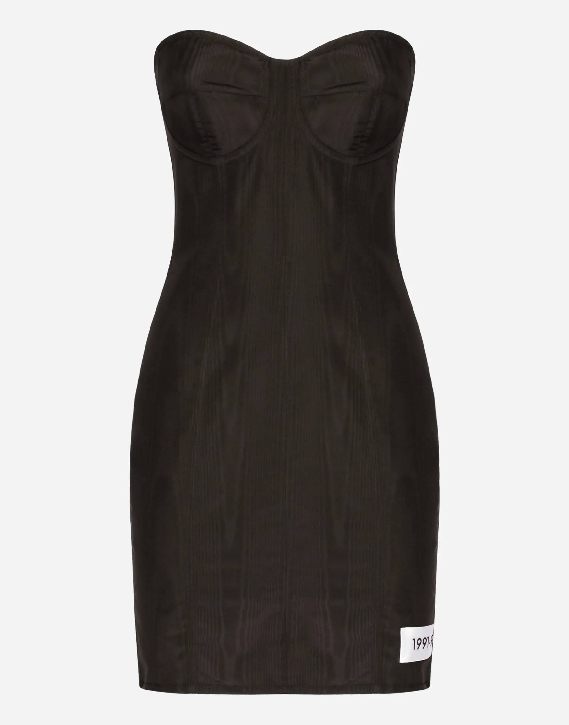 KIM DOLCE&GABBANA Moiré faille minidress
