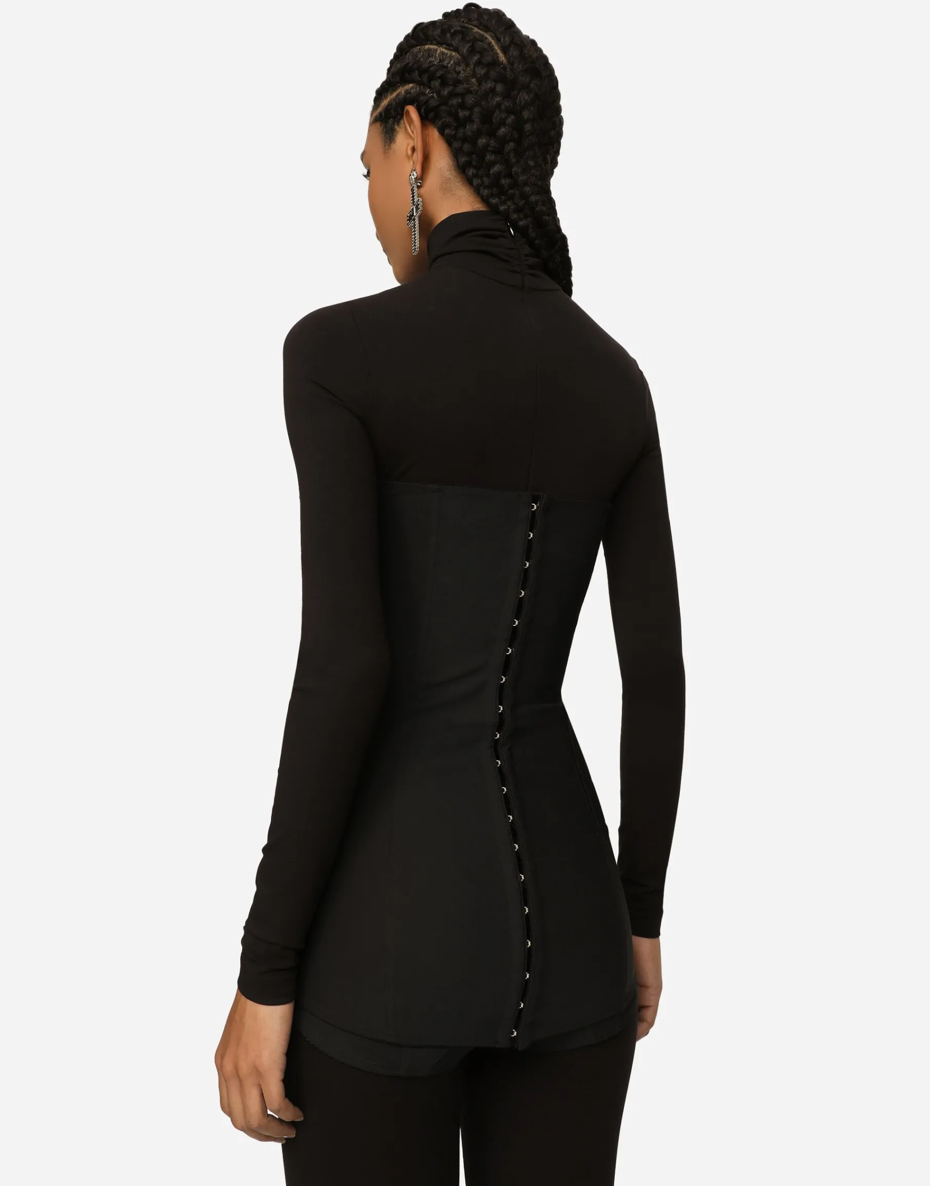 KIM DOLCE&GABBANA Moiré faille minidress