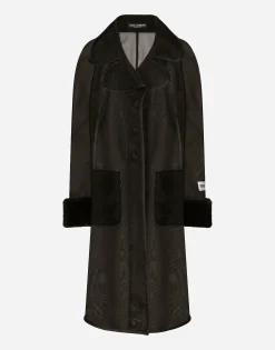KIM DOLCE&GABBANA Organza trench coat with the Re-Edition label