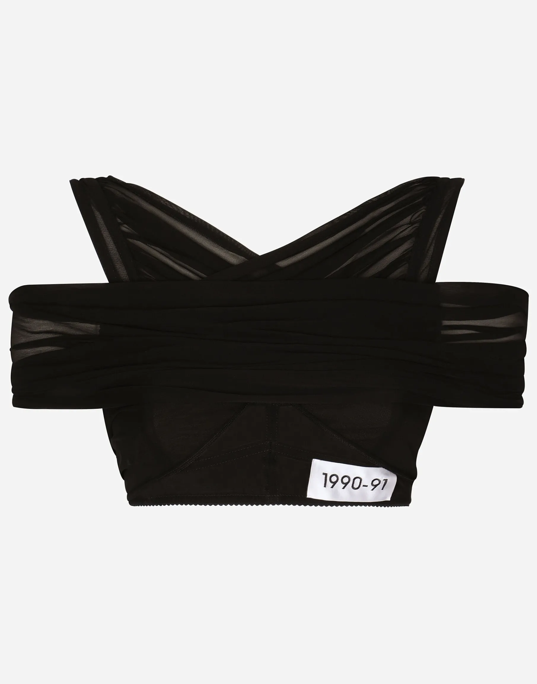 KIM DOLCE&GABBANA Organzine top
