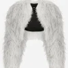 KIM DOLCE&GABBANA Ostrich feather bolero jacket