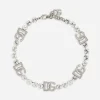 KIM DOLCE&GABBANA Rhinestone necklace with DG logo