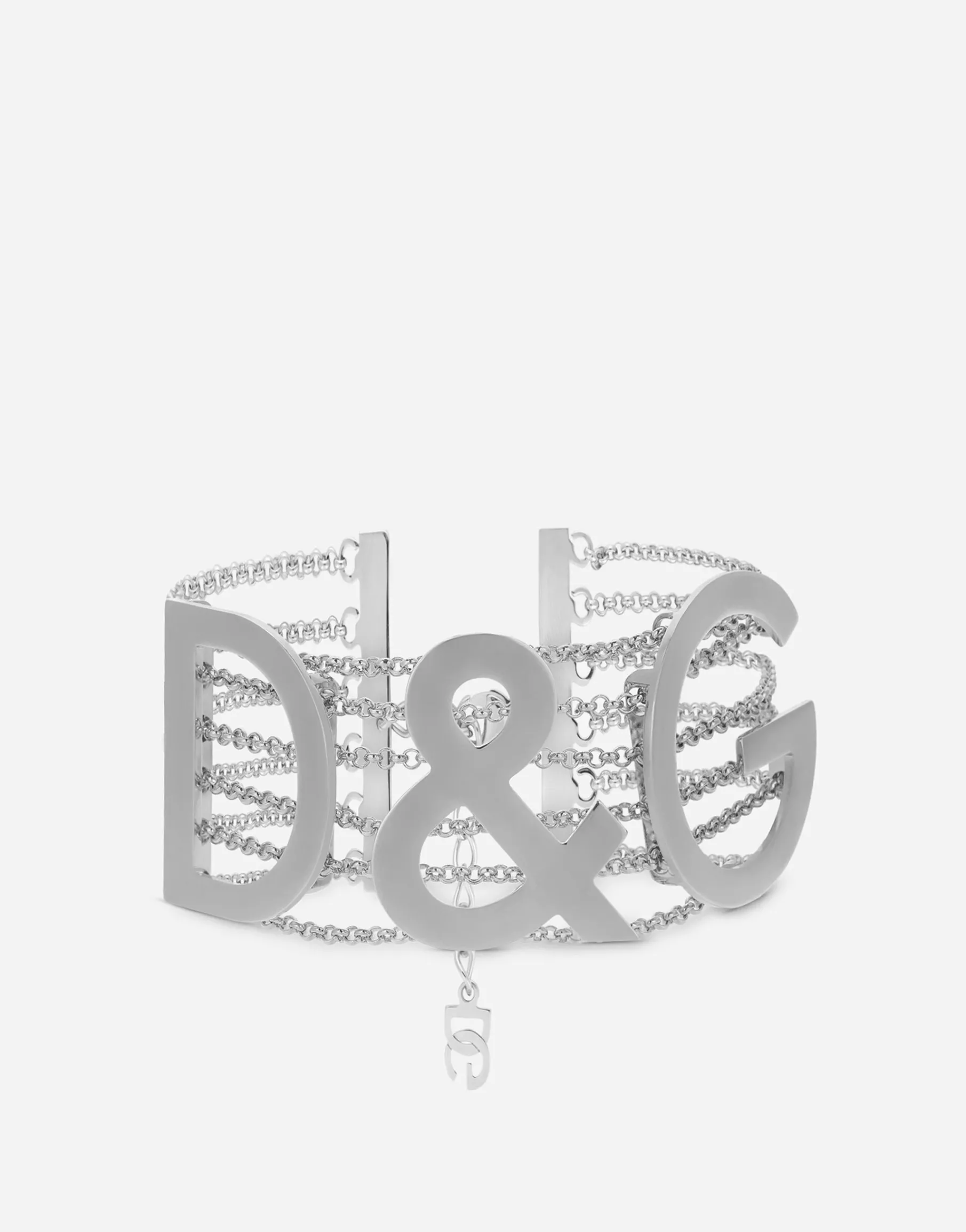 KIM DOLCE&GABBANA Semi-rigid “D&G” multi-chain choker