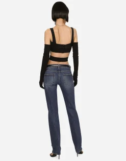 KIM DOLCE&GABBANA Stretch denim skinny jeans
