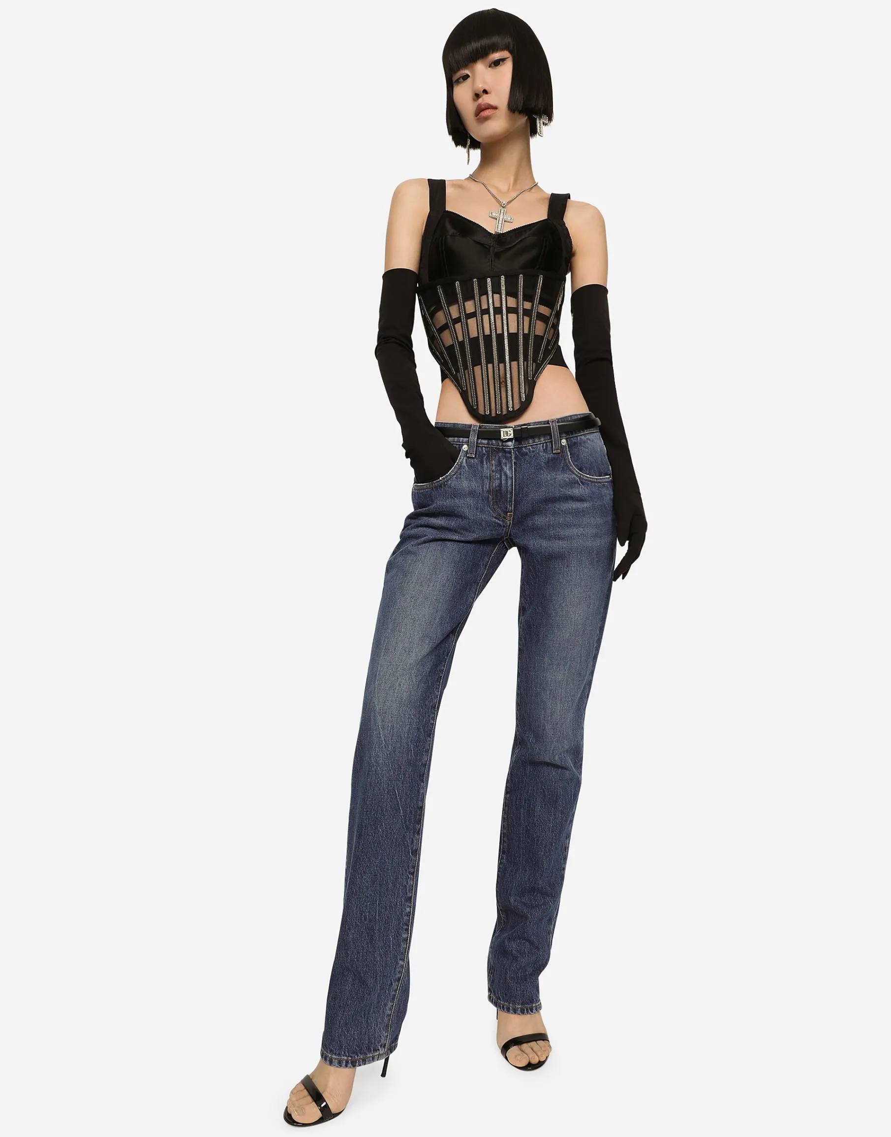 KIM DOLCE&GABBANA Stretch denim skinny jeans
