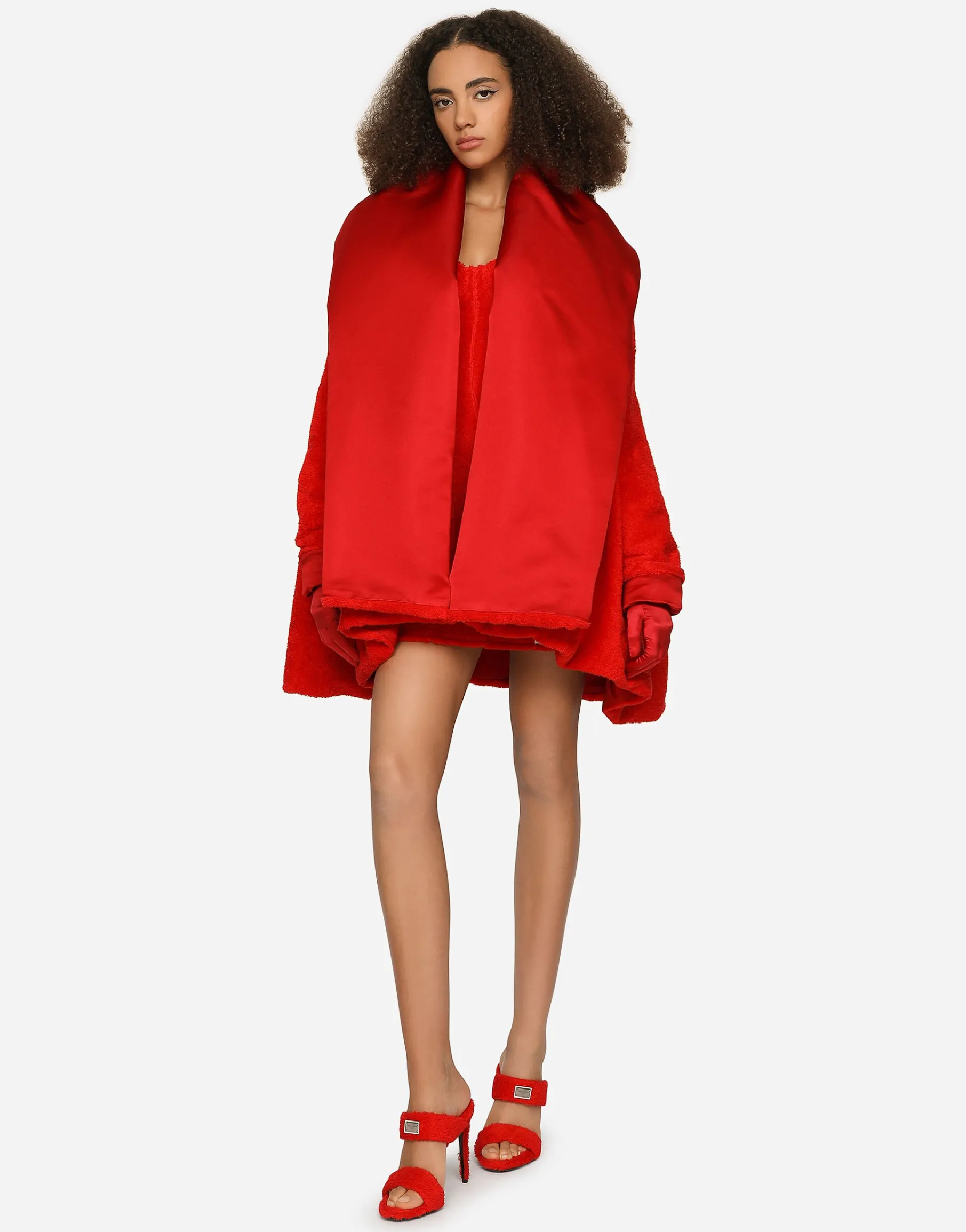 KIM DOLCE&GABBANA Terrycloth coat
